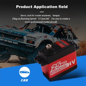 Servo numérique à engrenages entièrement métalliques <span class=keywords><strong>CYS</strong></span>-S0250, 25 kg, couple élevé, étanche, pour avions et bateaux RC, comprend une télécommande - Product Image 2