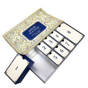 Luxury Custom Logo Christmas <b>Advent</b> <b>Calendar</b> <b>Box</b> - Rigid Cardboard Cosmetic Countdown Gift Packaging <b>Box</b> OEM Wholesale - Product Image 2