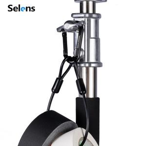 Selens SGL2 _ HS40 soporte de cinta de cintura cordón mosquetón Clip con cuerda para cinta Gaffers acero fotografía película herramienta de televisión - Product Image 3