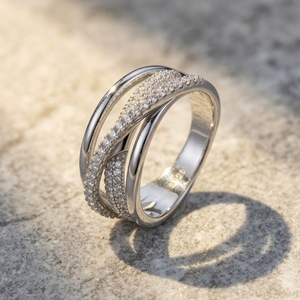 2026 Hot Trend S925 Pure <b>Silver</b> Rectangle Moissanite <b>Ring</b> Two Rows Full Paved Shiny Finger <b>Ring</b> For Proposal And Party Gift - Product Image 2
