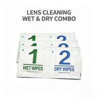 Service OEM ODM personnalisé, lingettes numériques à affichage numérique emballées individuellement pour objectifs d'appareil photo et lunettes, en microfibre écologique non tissée