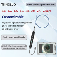 1.0/1.2/1.4/1.6/1.8/2.0/2.4/2.8mm Micro Endoscope Industriel Poignée Réglable Bande Lumineuse Affichage Portable Caméra Endoscopique