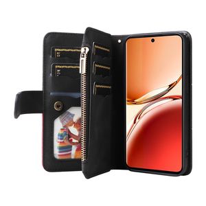 Étui portefeuille à glissière pour Oppo Realme C61/C63/Reno 12/12 Pro Plus/C67/A79, pour <span class=keywords><strong>Google</strong></span> Pixel 9 Pro XL PU étui à rabat - Product Image 2