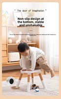 Ensemble table et 2 chaises pour enfants avec plateau anti-graffiti, table d'étude antidérapante pour enfants, table à manger, bureau réglable en hauteur