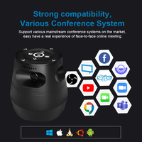 Webcam PC Anywii avec suivi automatique à 360 degrés, alimentée par l'IA, 1080P, avec haut-parleur et microphone pour les appels vidéo (Plug and Play)