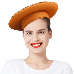 Accesorio de disfraz de Halloween personalizado Sombreros de comida para adultos Sombreros de <span class=keywords><strong>pizza</strong></span> divertidos Sombrero tonto loco para adultos para fiesta - Product Image 4