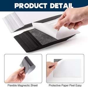 Aimant en caoutchouc pour studio photo 105x148mm taille A6 feuille adhésive étanche pour cadre affichage Philippines livraison rapide - Product Image 5