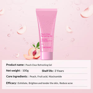 Gel éclaircissant au collagène pour éliminer les cellules mortes et déboucher les pores, gel exfoliant non abrasif, alternative aux acides de fruits, végétalien - Product Image 6