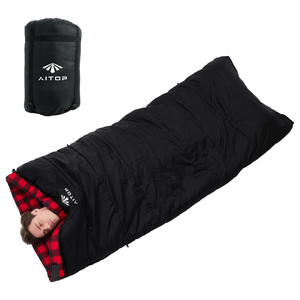 Sac de couchage confortable <span class=keywords><strong>0</strong></span> <span class=keywords><strong>degré</strong></span> avec rembourrage en coton, sac de couchage avec sac de transport pour adultes - Product Image 1