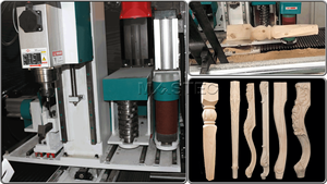 Tour à bois automatique multifonctionnel à vendre - Product Image 6