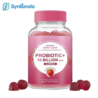 Gummies Probiotiques pour Femmes OEM – Vitamines Probiotiques Féminines pour la Santé Vaginale, Digestive et Immunitaire – 60 Unités, Saveur Fraise