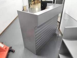 Checkout <strong>Counter</strong> <strong>Display</strong> Rack with Aluminum Insert -Grey - Product Image 3