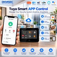 Système d'alarme de sécurité domestique sans fil série P600 Tuya WiFi 4G LoRa avec écran tactile et surveillance par caméra
