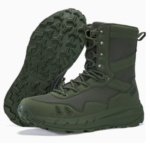 Bottes tactiques d'été respirantes pour hommes Viking, modèle TSB108 AS33, 7 pouces, couleur Coyote Brown Black OD Green, avec fermeture éclair latérale. - Product Image 4