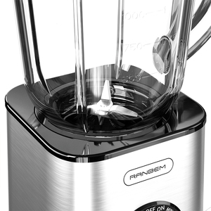 Ranbem Đa Chức Năng Tốt Nhất Protein Máy Xay Sinh Tố Crush <span class=keywords><strong>Ice</strong></span> Smoothies 1.5L 500W Thép Không Gỉ Máy Xay Sinh Tố Với Lọ Thủy Tinh - Product Image 6