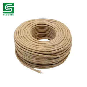 Fil rond de tissu de <span class=keywords><strong>câble</strong></span> de <span class=keywords><strong>textile</strong></span> pour les appareils d'éclairage accrochants - Product Image 4