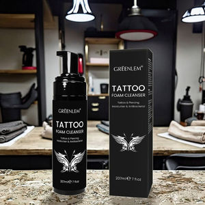 Produits de soin après tatouage OEM, nettoyant moussant pour la peau, logo personnalisé pour salon de tatouage, vente en gros - Product Image 2