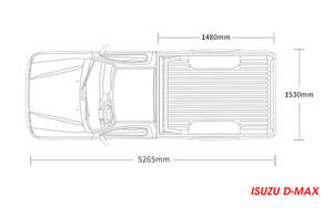 La Mejor Cubierta Enrollable para Camioneta Isuzu D-max 202, Equipada con Luces LED y Cierre, Cubierta Rígida Retráctil de Aluminio Impermeable - Product Image 2