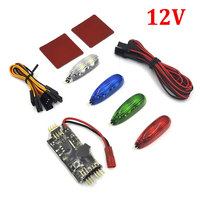 Lumière LED sans fil à navigation intelligente 5V/12V Signal PWM Aile fixe FPV Drone de course Quadricoptère Accessoire de lumière LED