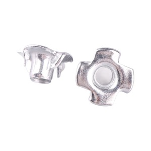 Tuerca de cuatro puntas de aleación de aluminio M3 M4 M5 M6 para reparación de aviones modelo de ala fija, acabado plateado - Product Image 4