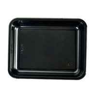Barquette alimentaire rectangulaire CPET de haute qualité, recyclable, compatible micro-ondes et four, pour préparation de repas