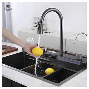 Display digitale tecnologia a nido d'ape <span class=keywords><strong>cucina</strong></span> intelligente lavello da <span class=keywords><strong>cucina</strong></span> lavelli da bagno lavello singolo - Product Image 2