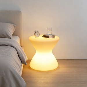 Nieuwe 16 Kleuren Veranderende Kleur LED Drumvormige Kruk Oplaadbare Sfeerverlichting Nachtlampje Tafel Bar Kubus 4 Modi LED Kruk - Product Image 1
