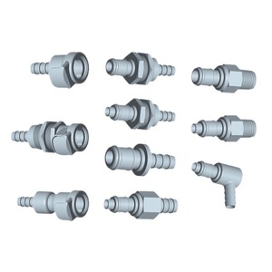 ข้อต่อพลาสติกแบบเร็ว JUMEDTEC AP Series POM ขนาด 1/8 นิ้ว พร้อมหัวต่อแบบ Flow Body ขนาด 1/8 3/16 1/4 นิ้ว สำหรับใช้งานทางการแพทย์ อาหาร และอุตสาหกรรม - Product Image 3