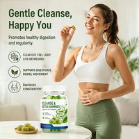 Complément alimentaire Gummies pour un ventre plat, fabricant OEM ODM, Gummies de soutien digestif détox, marque privée