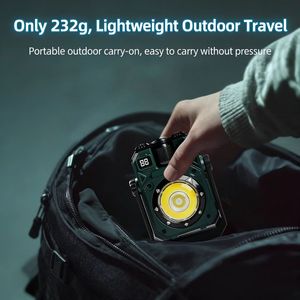 Lampe <span class=keywords><strong>de</strong></span> <span class=keywords><strong>travail</strong></span> multifonctionnelle Hikeon, lampe <span class=keywords><strong>de</strong></span> camping, 5 vitesses, LED, base magnétique, charge solaire, compatible avec les voitures, pour les voyages en voiture - Product Image 4