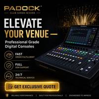 PADOCK Console de mixage numérique professionnelle 12 canaux - Nouvelle console à effets numériques 99 DSP avec -MT-6 Fabriqué à Guangzhou