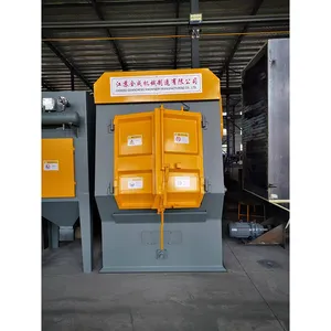 Q3210 Rubber Belt Shot Blast Machine Used In Foundry Casting Workshop For Metal Parts Rust Removal