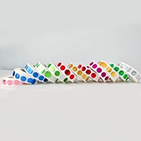 Autocollants à gratter personnalisés, autocollants holographiques scintillants, autocollants à gratter circulaires colorés pour jeux