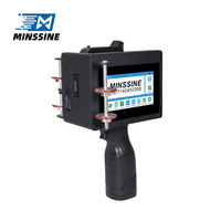 Imprimante à jet d'encre portable Minssine XP600 - Alimentée par batterie, haute précision, multicolore, 600 dpi, 15 ppm, encre à solvant pour étiquettes, papier, flex