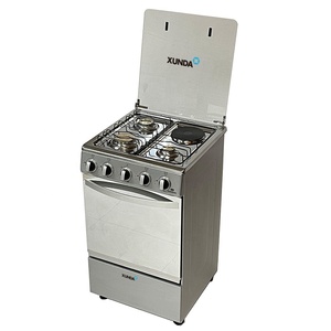 Cuisinière à <span class=keywords><strong>gaz</strong></span> Xunda, 2 brûleurs, 2 plaques électriques, cuisinière multifonction avec <span class=keywords><strong>four</strong></span> - Product Image 3