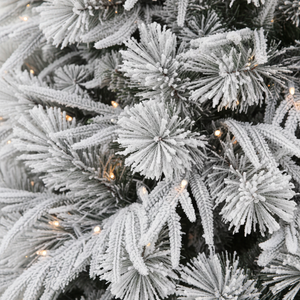 Árbol de Navidad Artificial de Alta Calidad con Efecto de Nieve Minimalista, Realista, para Decoración Navideña del Hogar - Product Image 4