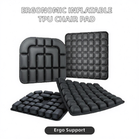 Coussin d'air ergonomique en TPU moulé pour chaise de bureau, gonflable, anti-escarres, pour usage transfrontalier, idéal pour les longues périodes assises, anti-fatigue et anti-escarres.