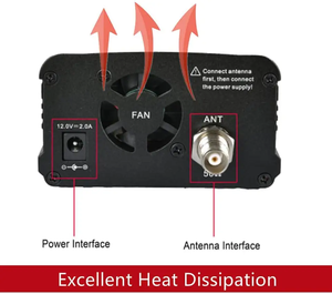 送料無料 卸売 OEM 7W FMトランスミッター ミニラジオ ステレオステーション ドライブイン教会用 - Product Image 3