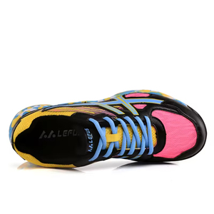 รองเท้ากีฬาสำหรับฝึกซ้อมมืออาชีพ แบดมินตัน บาสเกตบอล เทเบิลเทนนิส สำหรับผู้ชาย ผ้าตาข่ายระบายอากาศ แบบผูกเชือก พื้นรองเท้าชั้นกลาง EVA พื้นรองเท้าด้านนอกทำจากยาง - Product Image 6