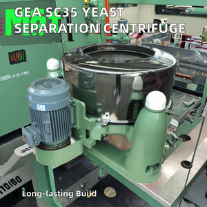 أداة الطرد المركزي القرصية ذاتية التنظيف ، وفصل الخميرة المستخدمة مع محمل ، مكونات أساسية - Product Image 2