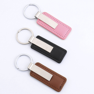 Hàng Mới Về Quà Tặng Khuyến Mãi Vòng Tay Da Thật Móc Khóa PU Móc Chìa Khóa Móc Khóa Da Kim Loại Logo Tùy Chỉnh - Product Image 3