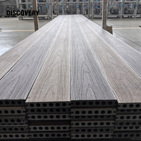 Planche de terrasse composite WPC imperméable pour extérieur, fabrication directe usine, 145*23mm