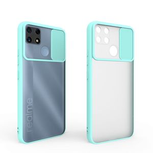 Đẩy cửa sổ máy ảnh bảo vệ điện thoại <span class=keywords><strong>Cover</strong></span> quay lại Matte rõ ràng trường hợp đối với <span class=keywords><strong>Oppo</strong></span> realme C25 C21 C20 7 7i C17 - Product Image 3