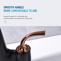 Grifo de Lavabo de Baño de Lujo Moderno de Latón con Giro de 360 Grados, Monomando con Disco Cerámico, Mezclador de Agua Fría/Caliente, Cromado para Lavabo Sobre Encimera