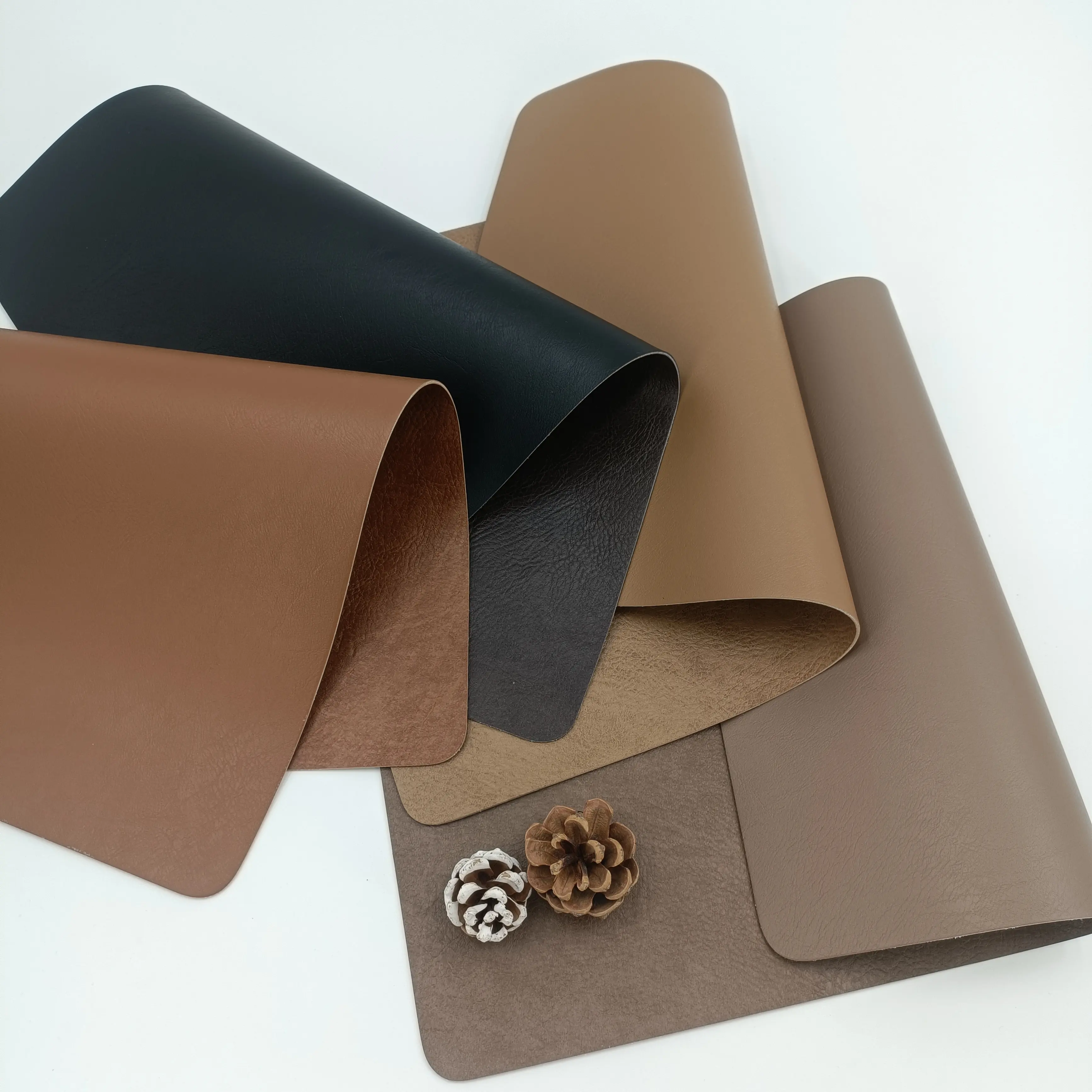 Leather Placemats and coasters tableware Pad Oil Water Resistant Heat Insulation Non-Slip Table mat