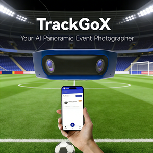 กล้องฟุตบอล AI พกพาสะดวก, TrackGoX สตรีมสด & บันทึกภาพกีฬาอย่างมั่นใจ - Product Image 1