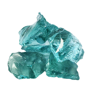 Aggrégat cristallin, verre brisé, blocs de roche concassés, pour l'industrie, l'aménagement extérieur, les gabions, la décoration de jardin, non métallique - Product Image 1
