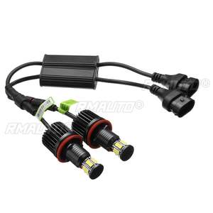 Paire de feux annulaires Angel Eye H8 120W 12-30V 6000K pour BMW E82 E90 E92 E60 E61 E63 E89 X6 avec Canbus - Product Image 2