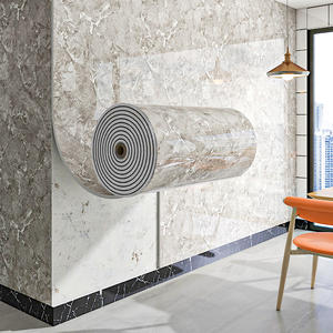 स्व-चिपकने वाला एक्सपी वॉलपेपर रोल पतला pvc संगमरमर टाइल स्टिकर घर के लिए वाटरप्रूफ दीवार कागज - Product Image 2