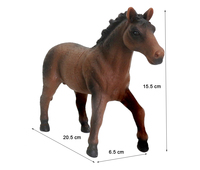 Modèle d'animal de ferme de 8 pouces, figurine de cheval en PVC creux, jouet BEFLY